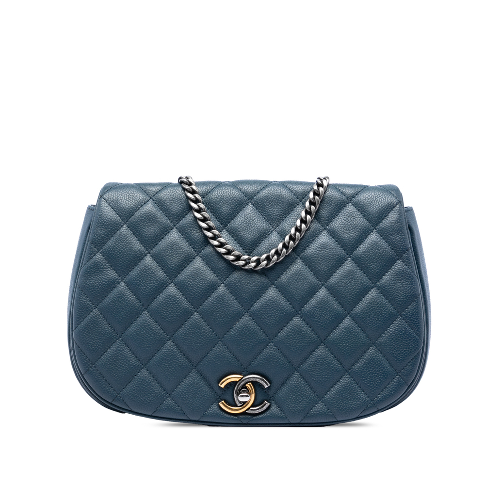 Pre-Loved Chanel Medium Quilted Caviar Casual Pocket Flap